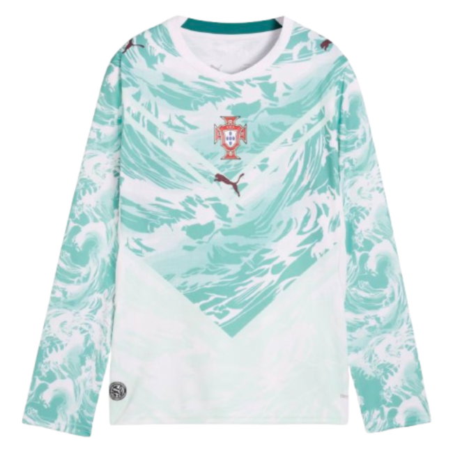 2026-2027 Portugal Long Sleeve Away Shirt (Kids) (Ronaldo 7)-SoccerKits Hub | Buy Soccer Jerseys Online